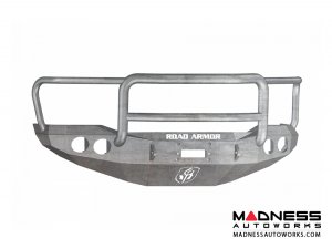 Toyota Tundra Stealth Front Winch Bumper Lonestar Guard - Raw Steel WARN M8000 Or 9.5xp